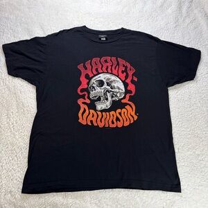 2024 Men’s XL Harley-Davidson Black Graphic T-Shirt